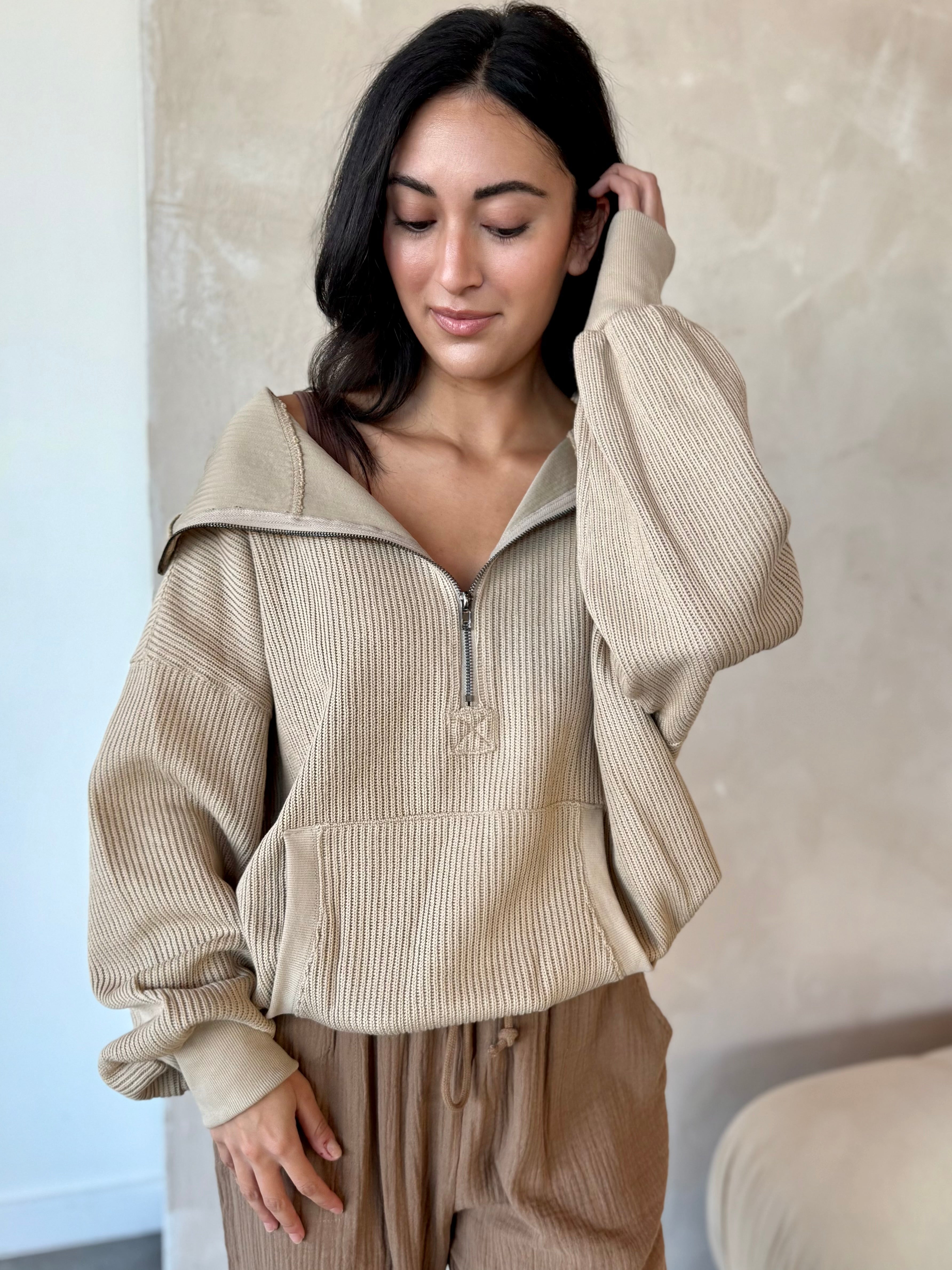 Beige Beauty Hoodie – TEXAS RAIN SHOP + STUDIO