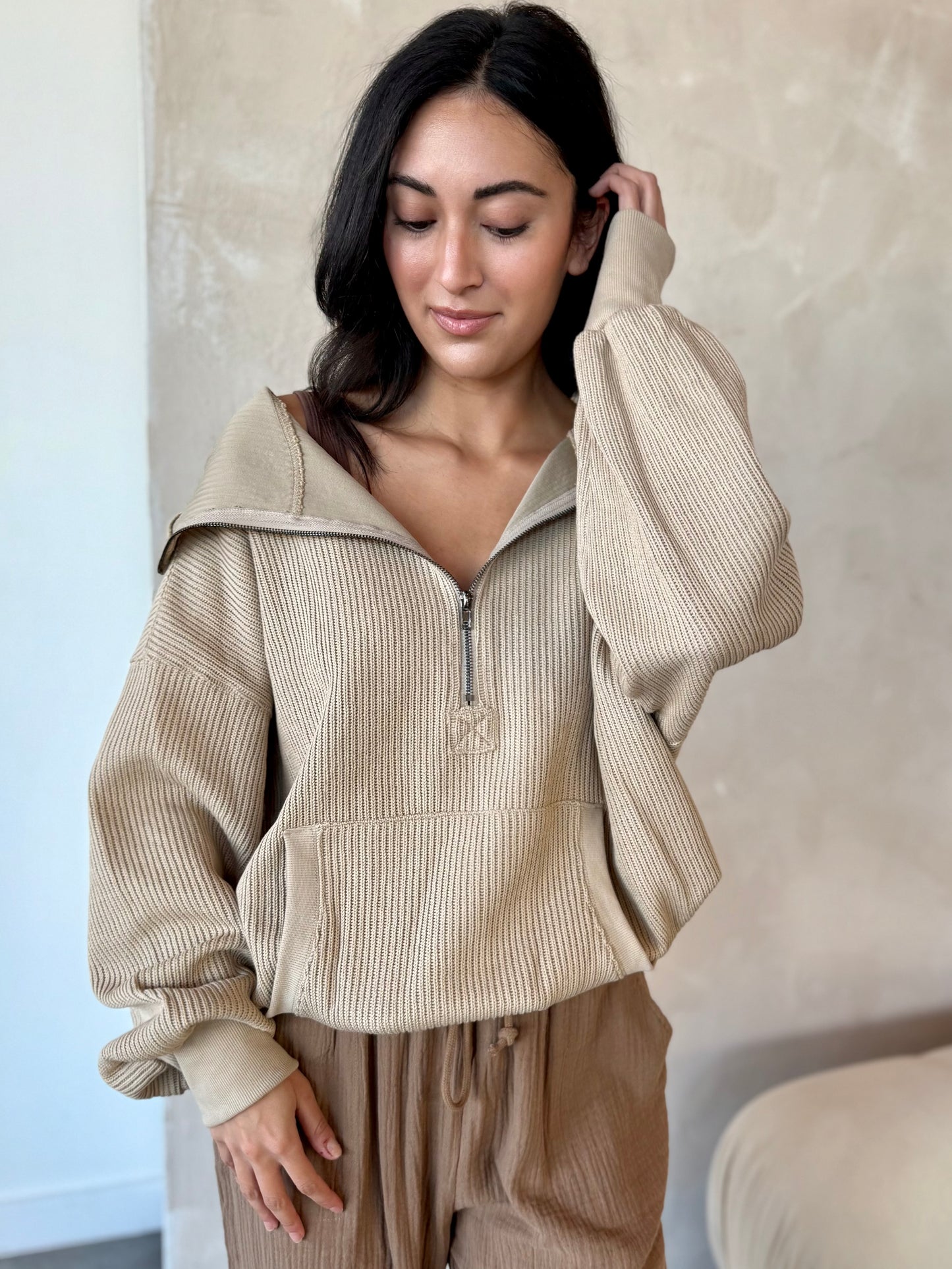 Beige Beauty Hoodie