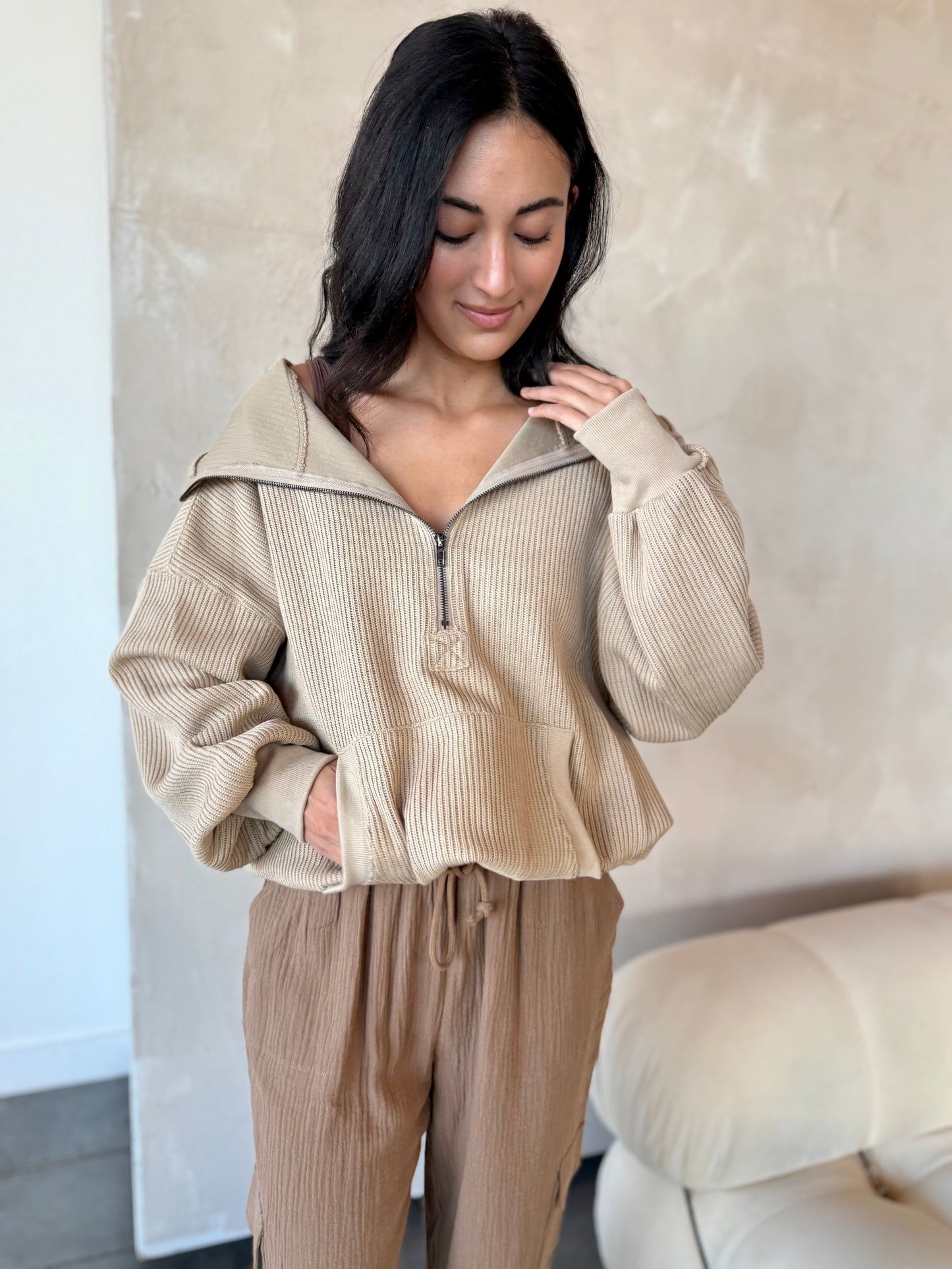 Beige Beauty Hoodie
