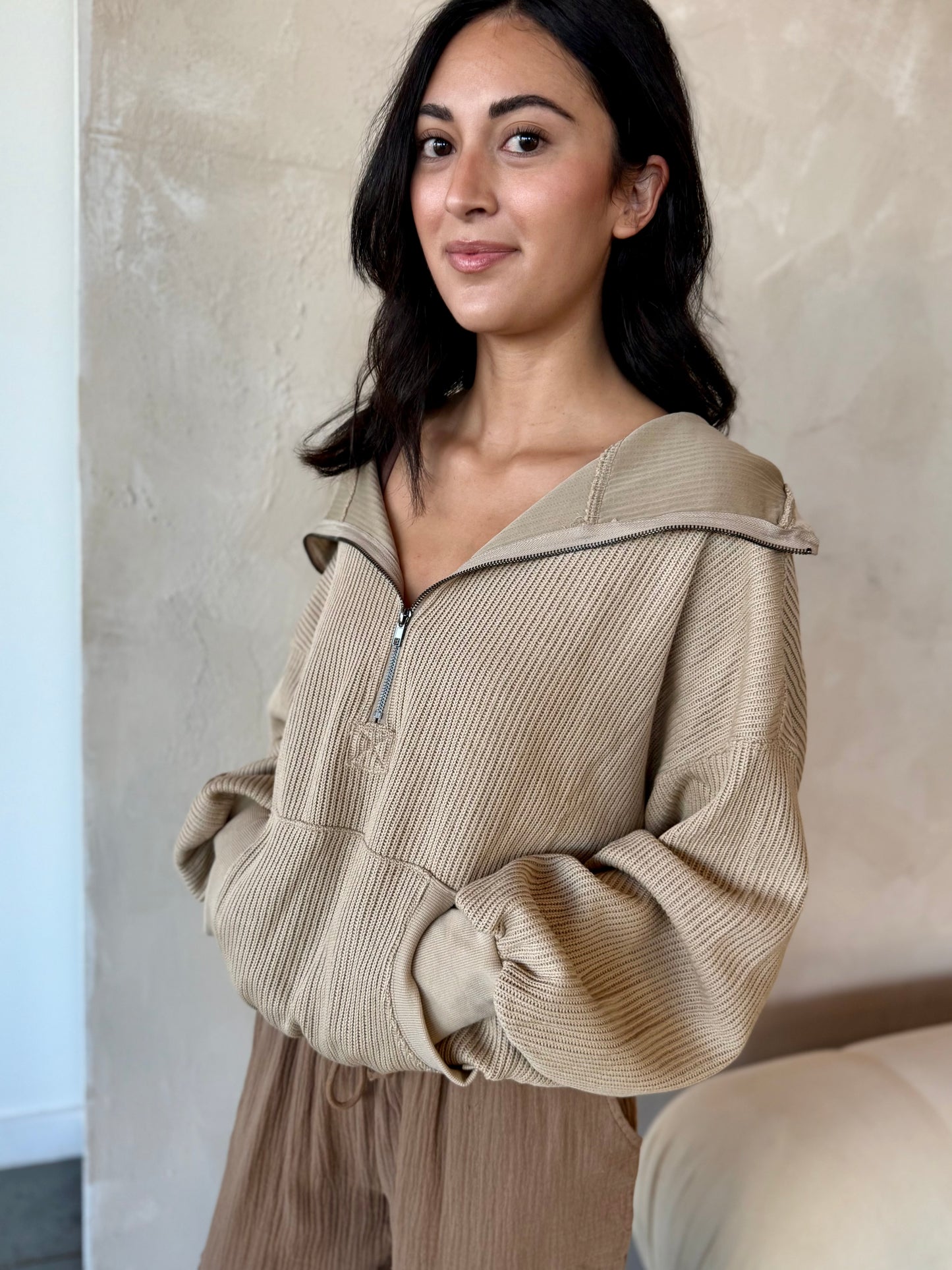 Beige Beauty Hoodie