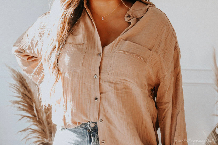 Cozy Cotton Button Up