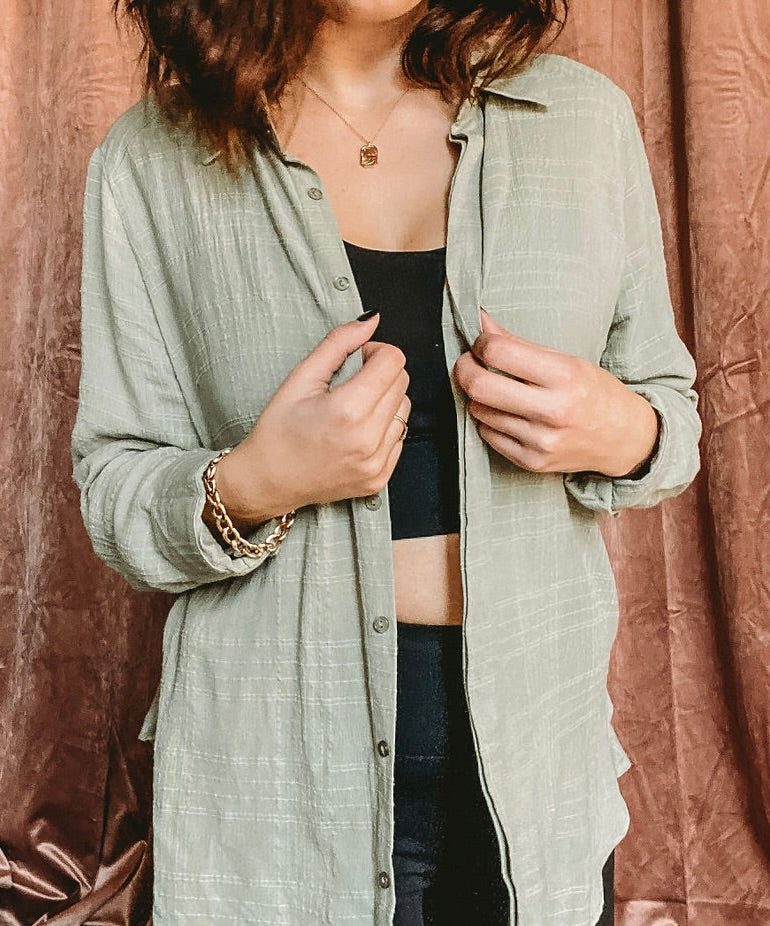 Oversized Longsleeve Button Up