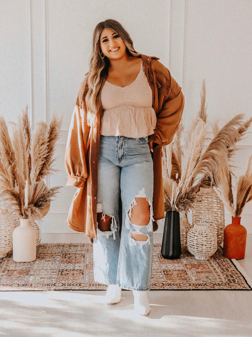 POL Clothing Longline Jacket