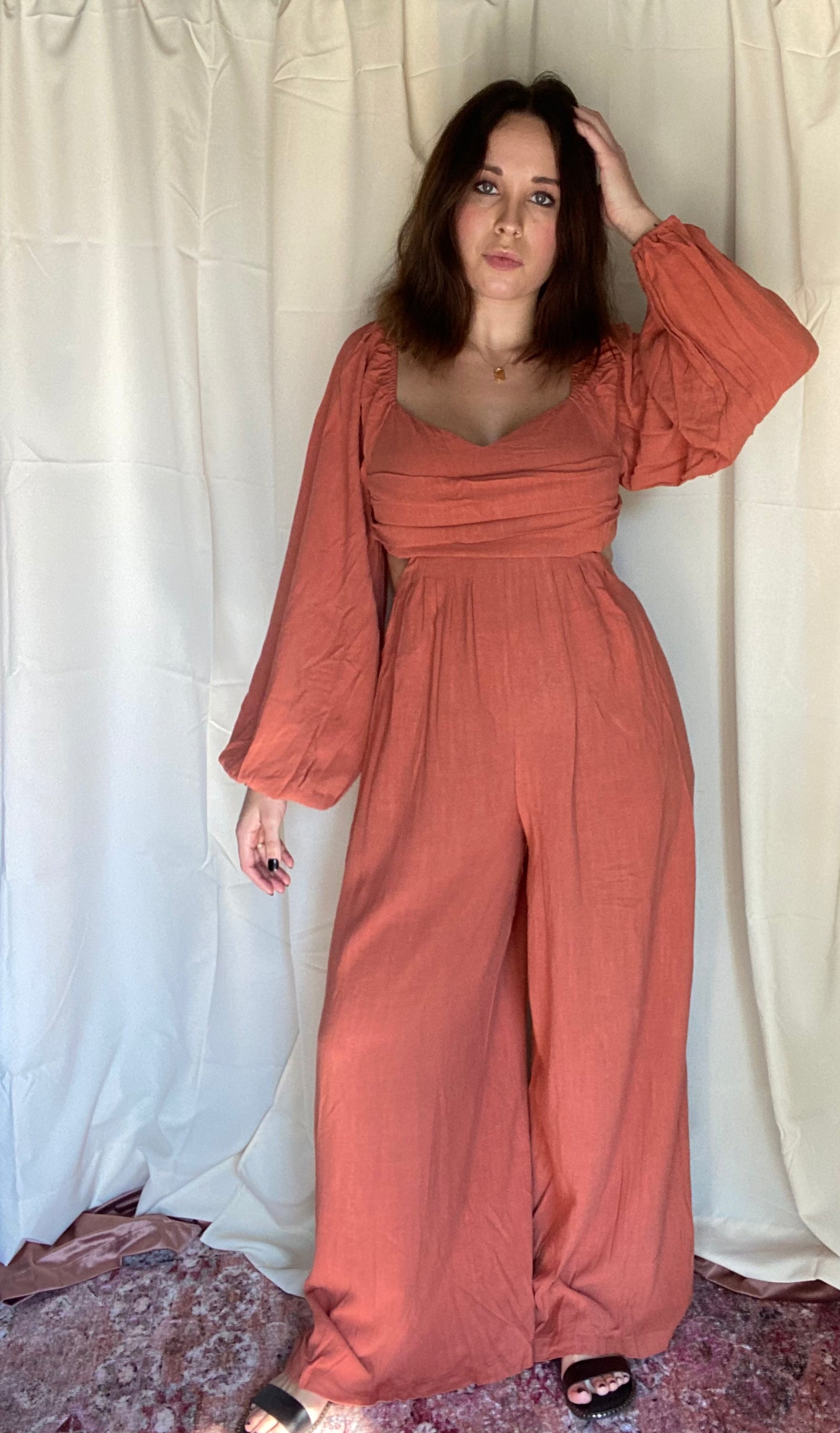 Boho Wide Leg Jumpsuit