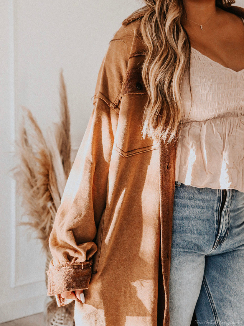 POL Clothing Longline Jacket