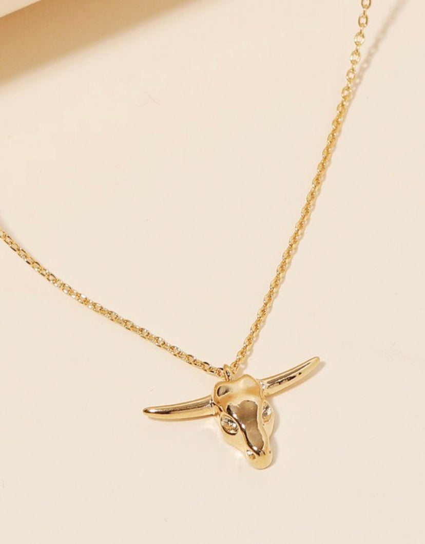 COW HEAD NECKLACE