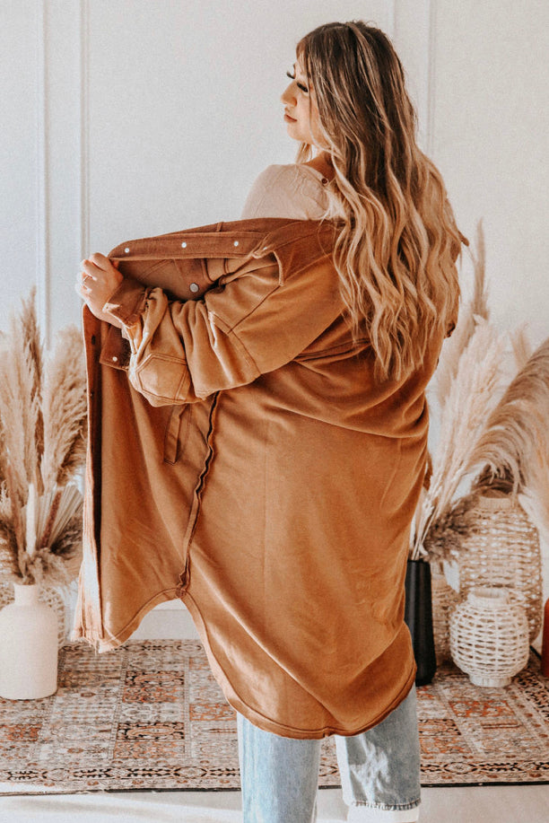 POL Clothing Longline Jacket