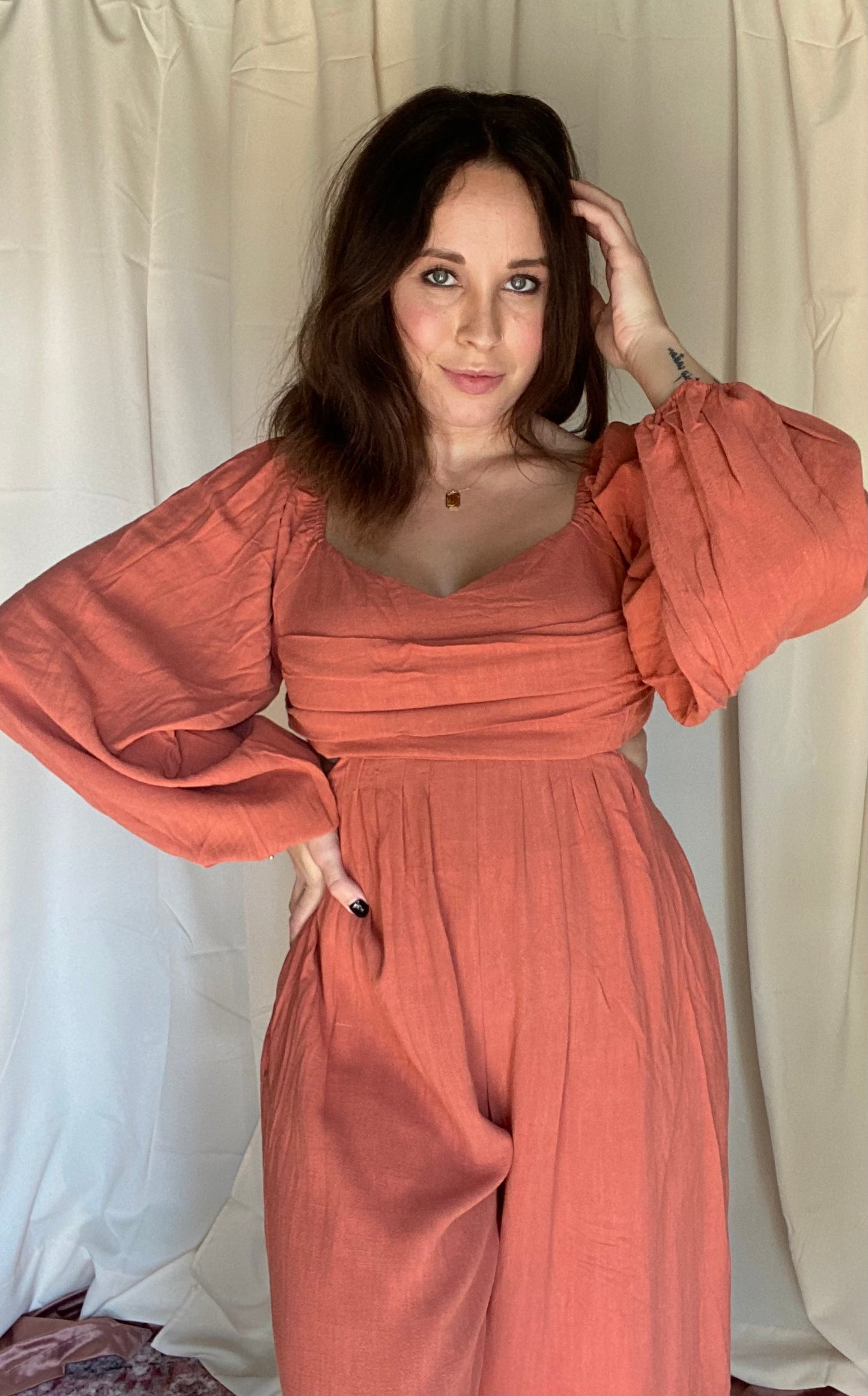 Boho Wide Leg Jumpsuit
