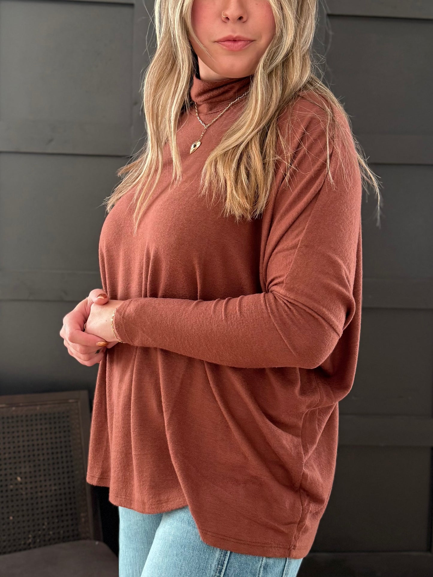 Gingerbread Turtle Neck