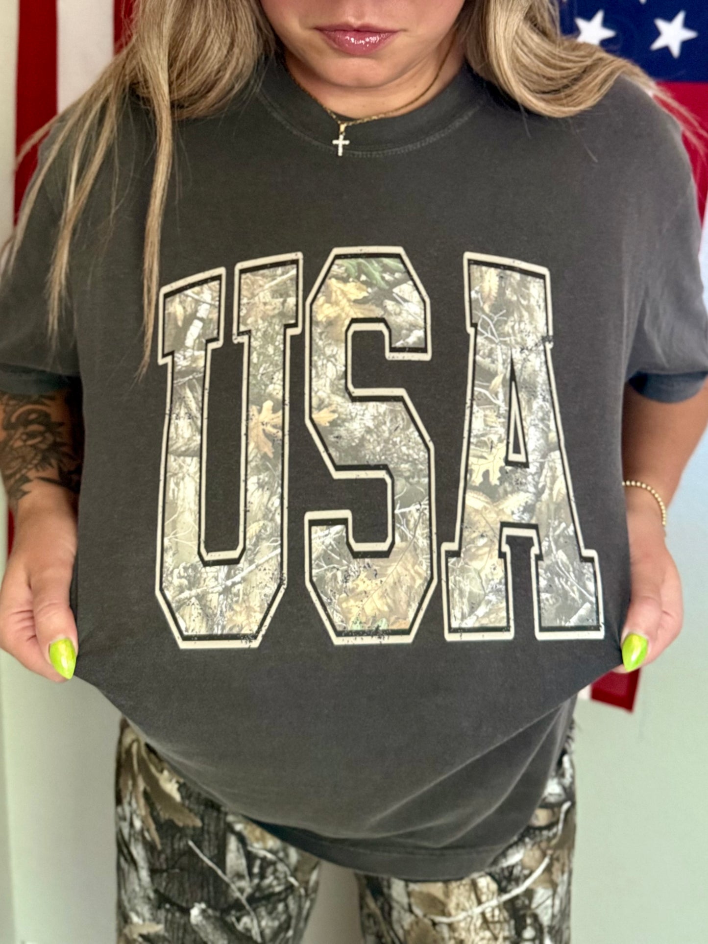 USA Camo Tee