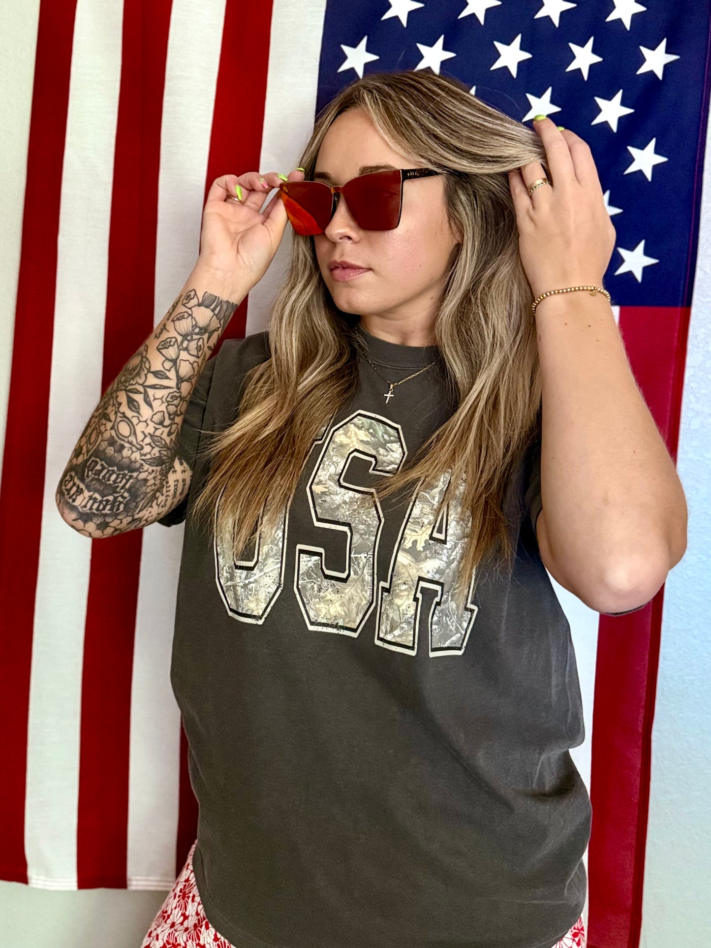 USA Camo Tee