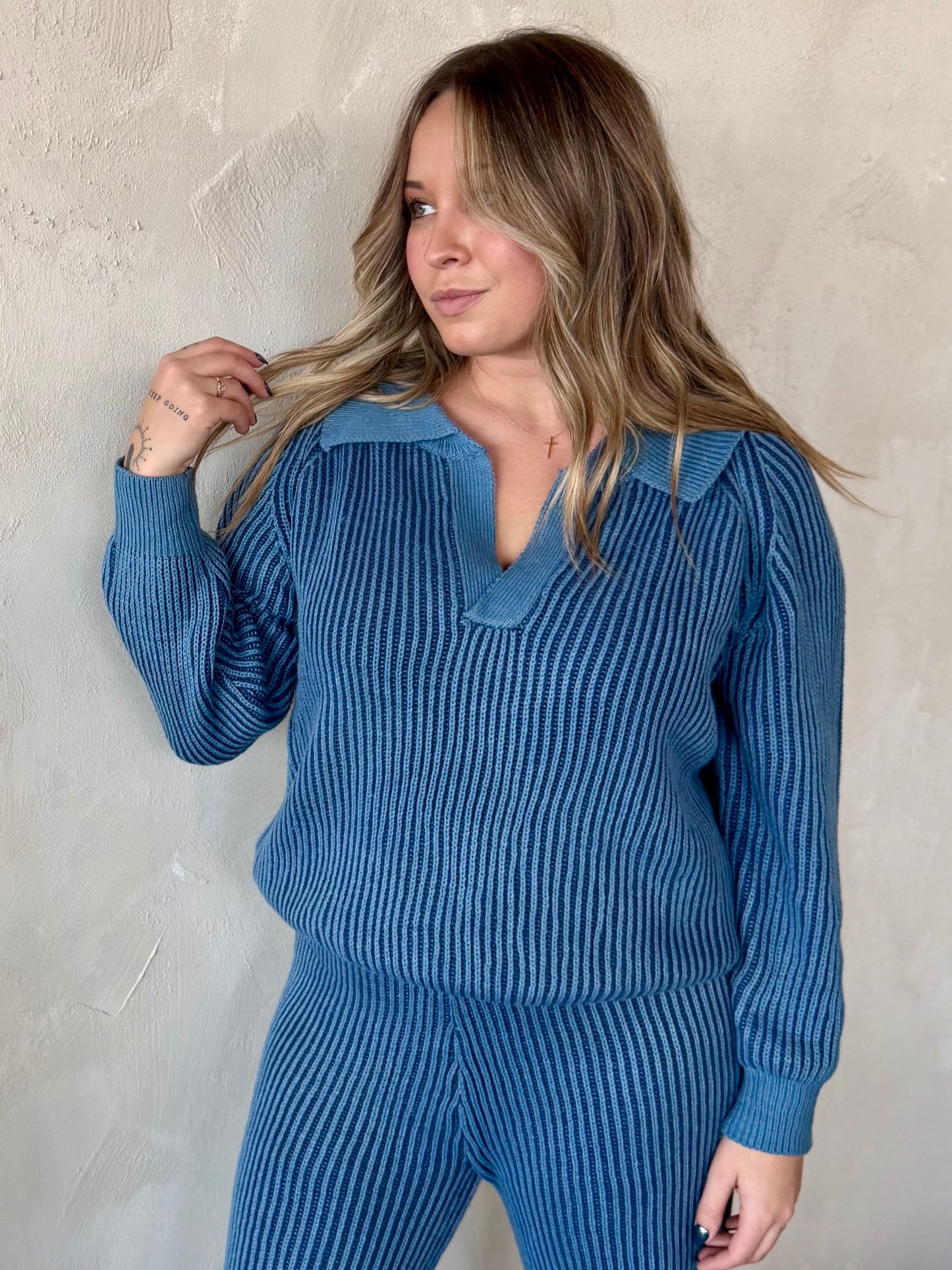 Blue Hour Sweater Top