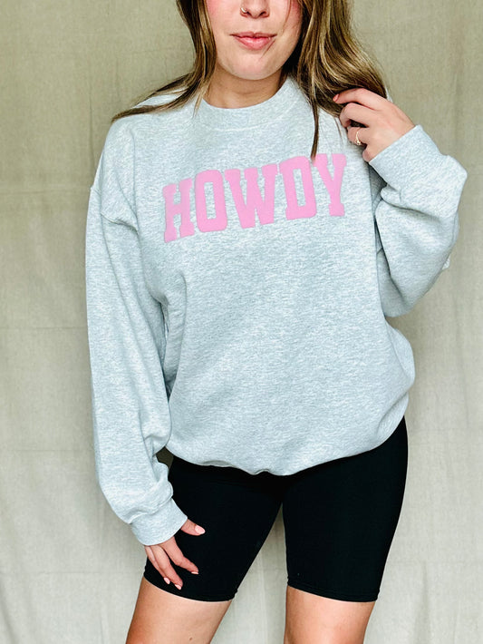 the HOWDY crewneck