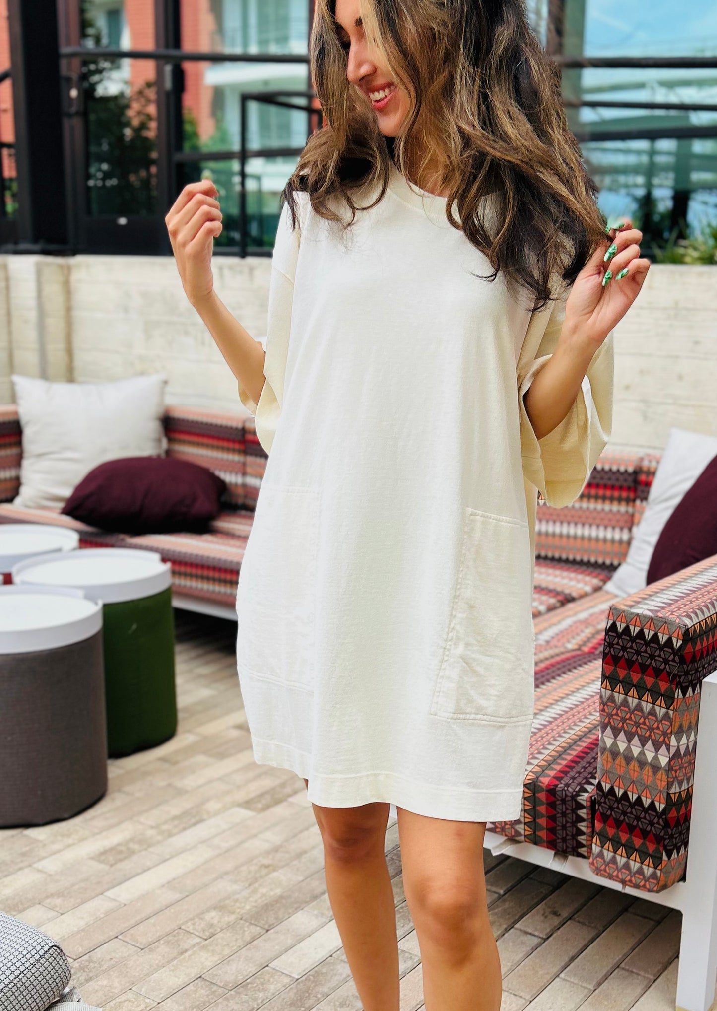 White Sands T-Shirt Dress