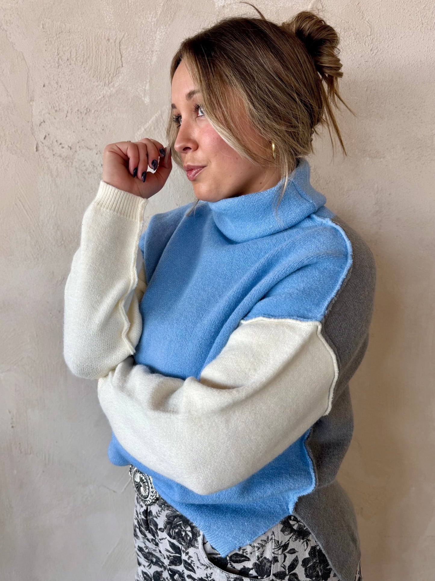 Coastal Fog Turtleneck