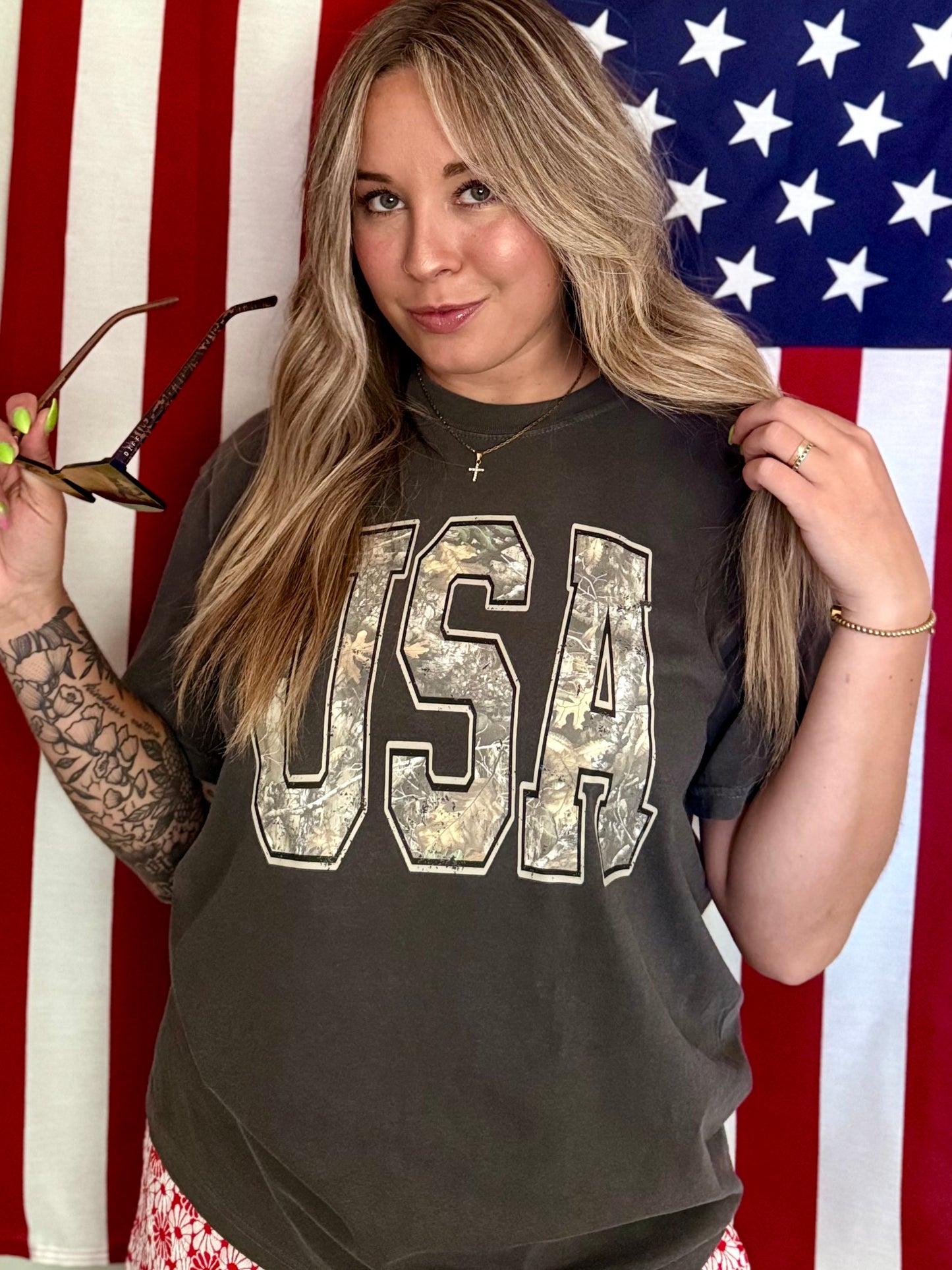 USA Camo Tee