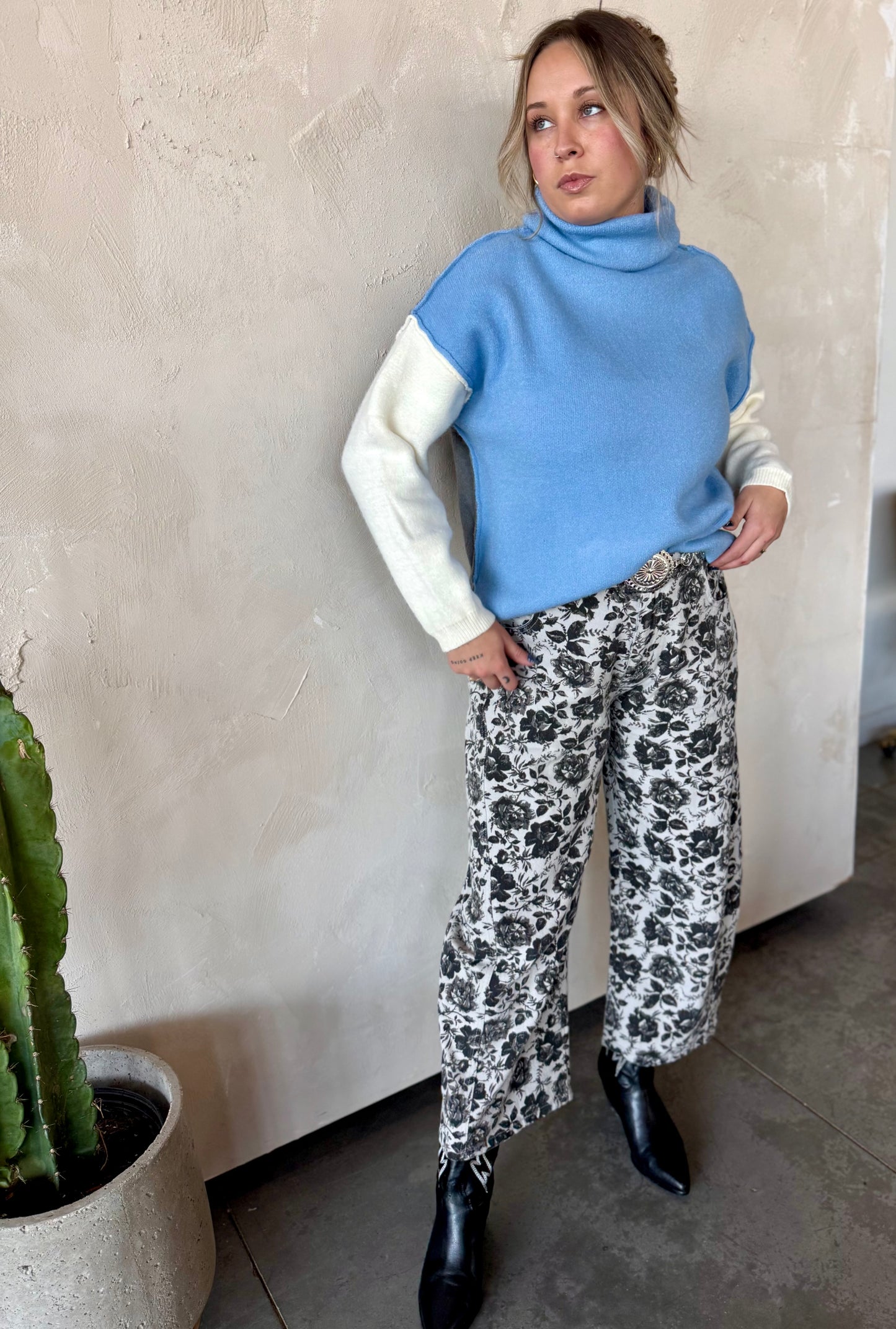 Coastal Fog Turtleneck