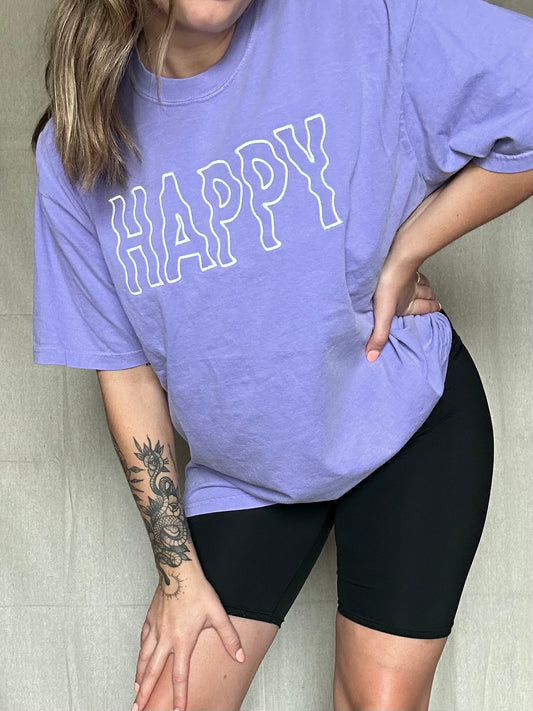 the HAPPY tee