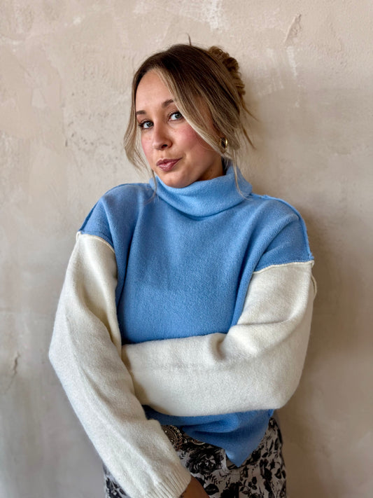 Coastal Fog Turtleneck