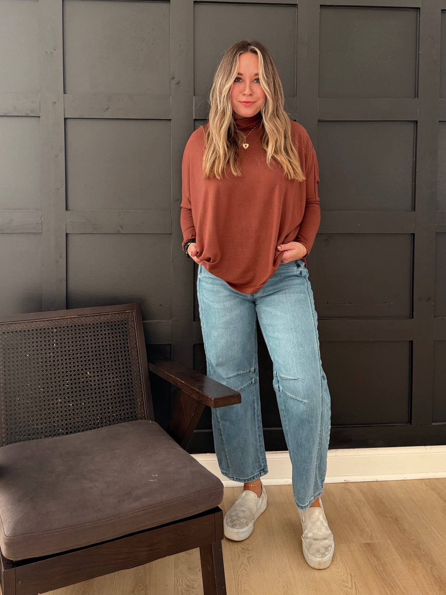 Gingerbread Turtle Neck