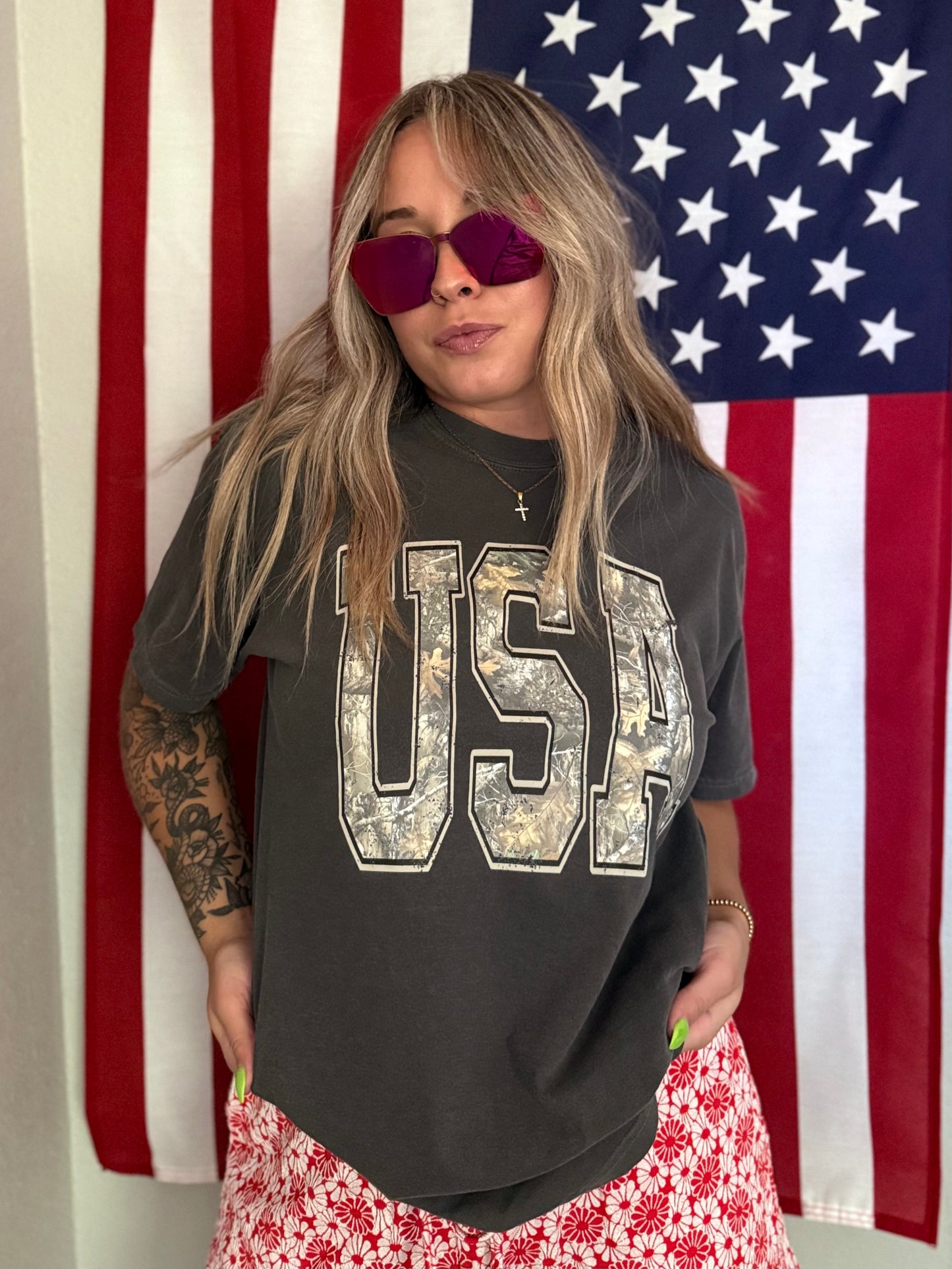 USA Camo Tee