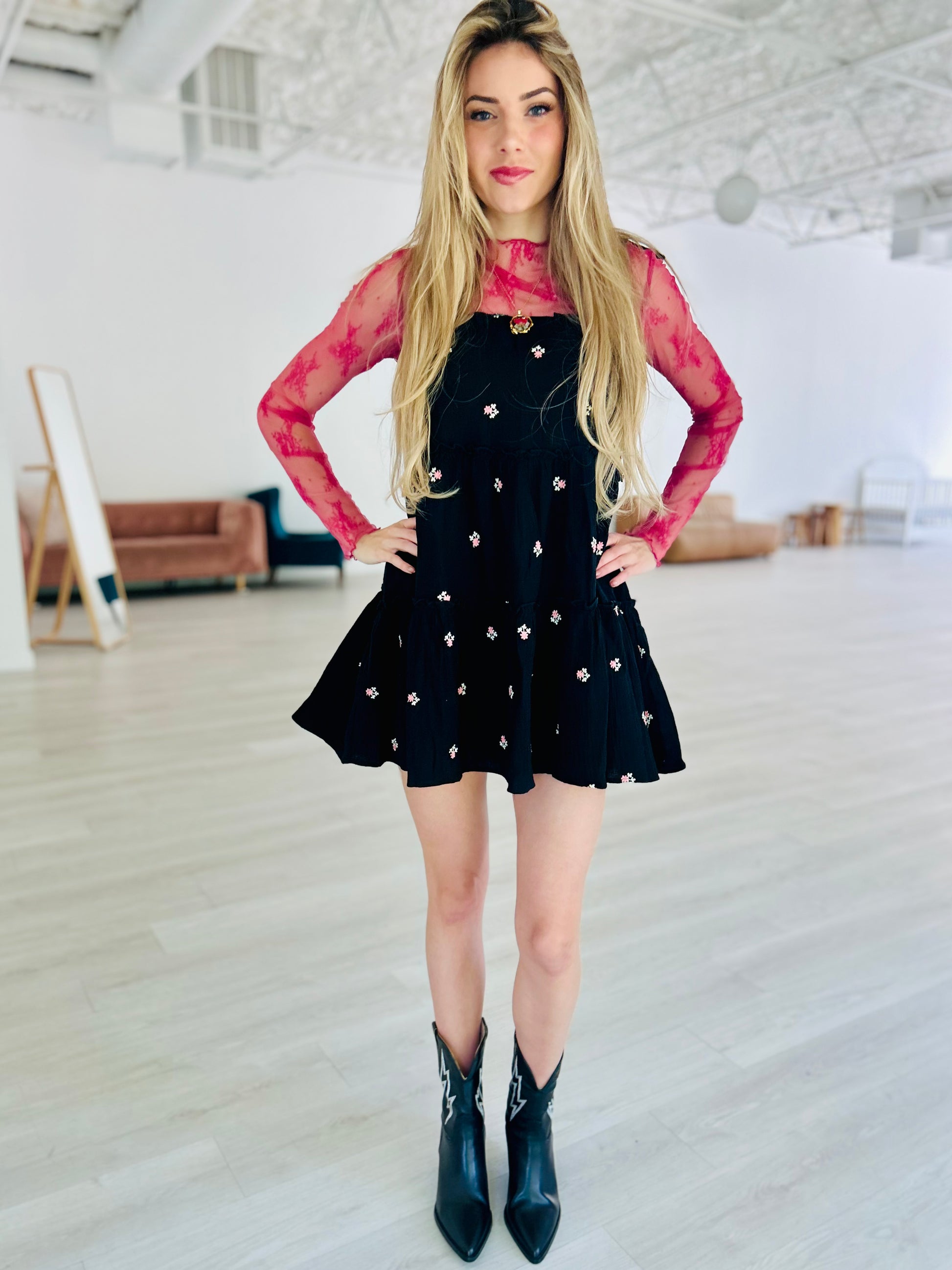 babe short dress Rosey Babe Mini Dress – TEXAS RAIN SHOP + STUDIO