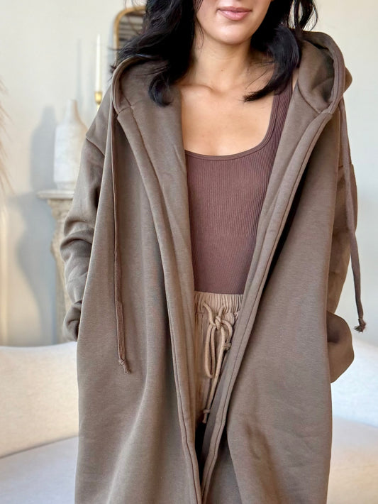 Cuddle Me Cozy Sweatshirt Cardigan