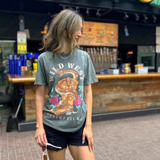 the WESTERN snake tee