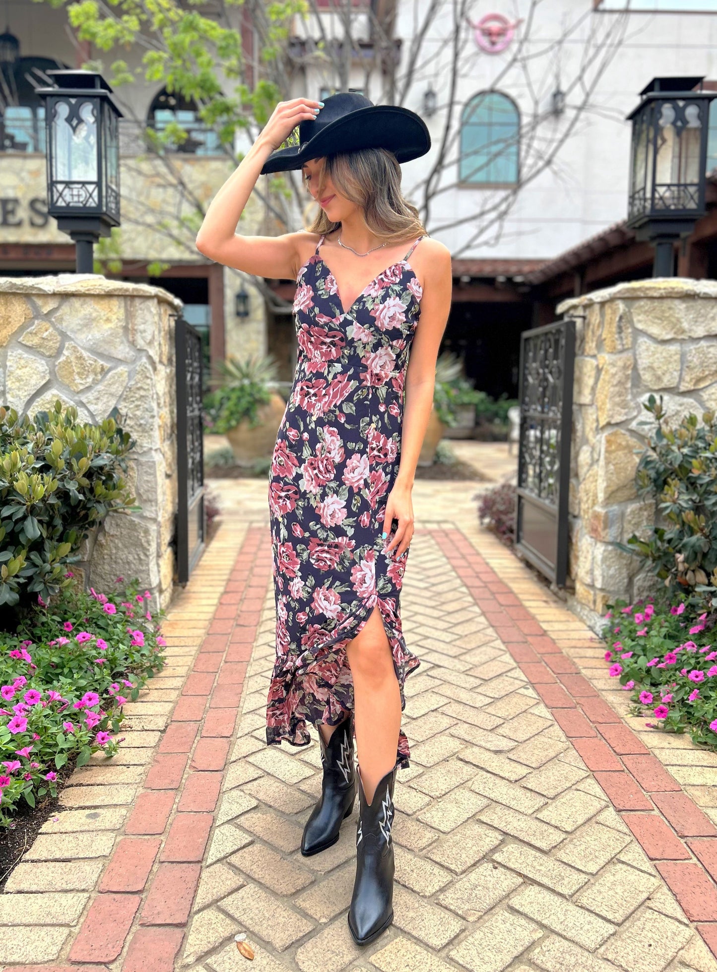 Floral Dreams Midi Dress