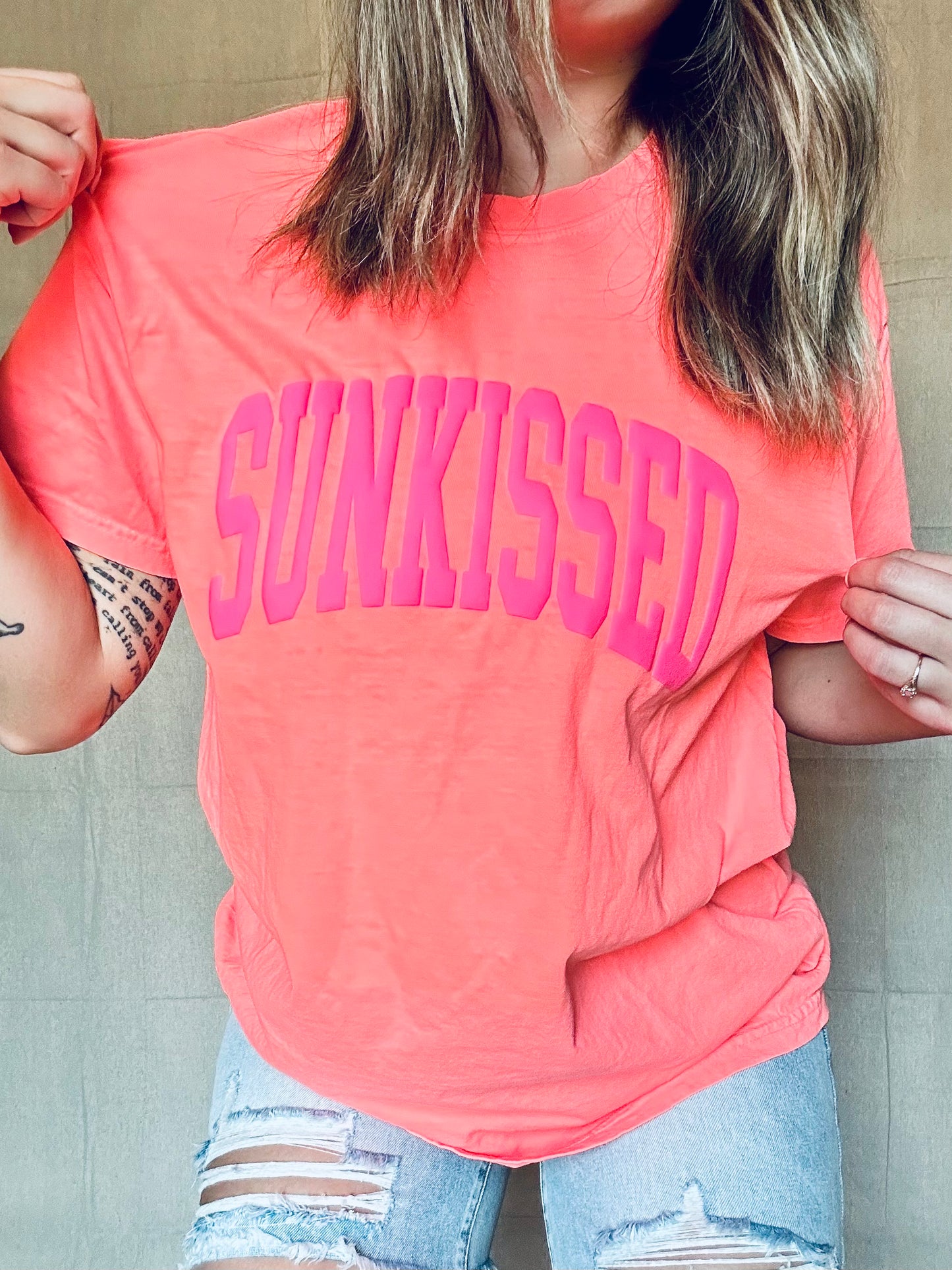 the SUNKISSED tee